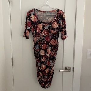 Maternity midi dress